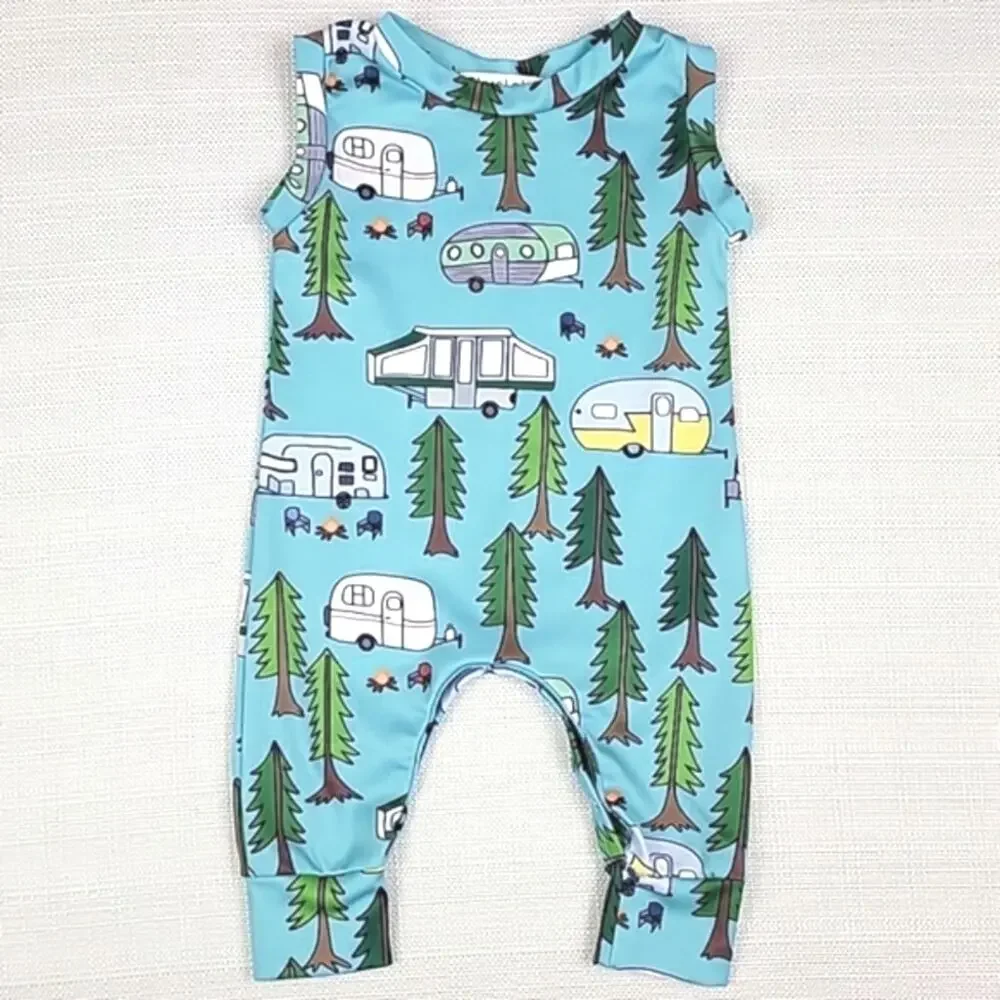 Floral Pig‎ campers romper 12 M